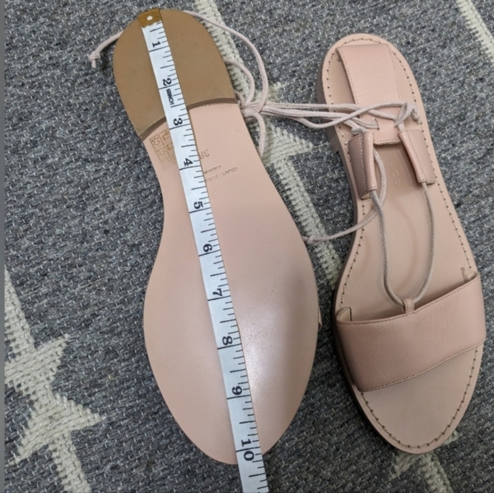 Club Monaco Cream Minimalist Sandals - Picture 6 of 6